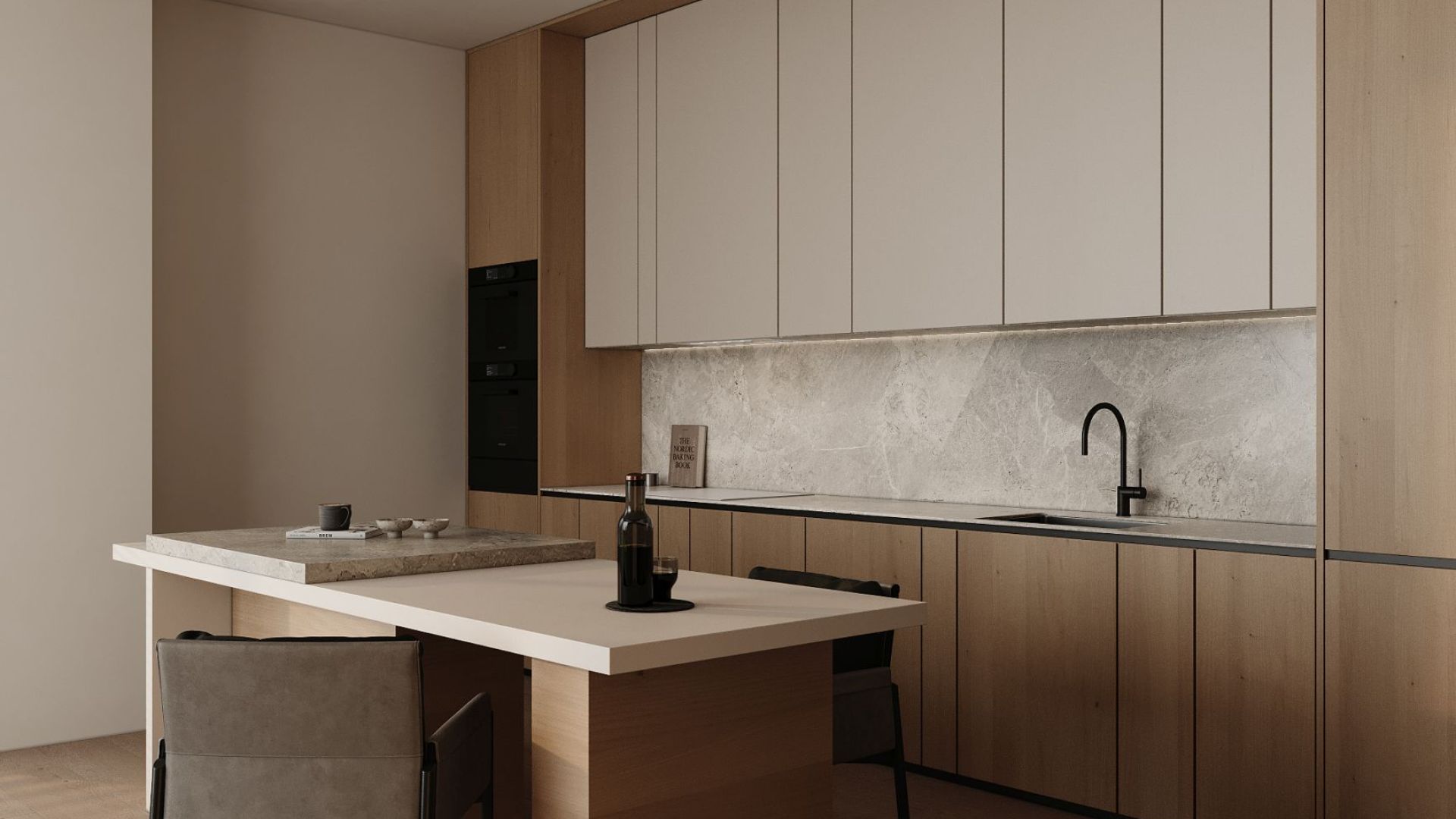 Okap podszafkowy Micra White Matt - Biały Matt - Wizualizacja 4