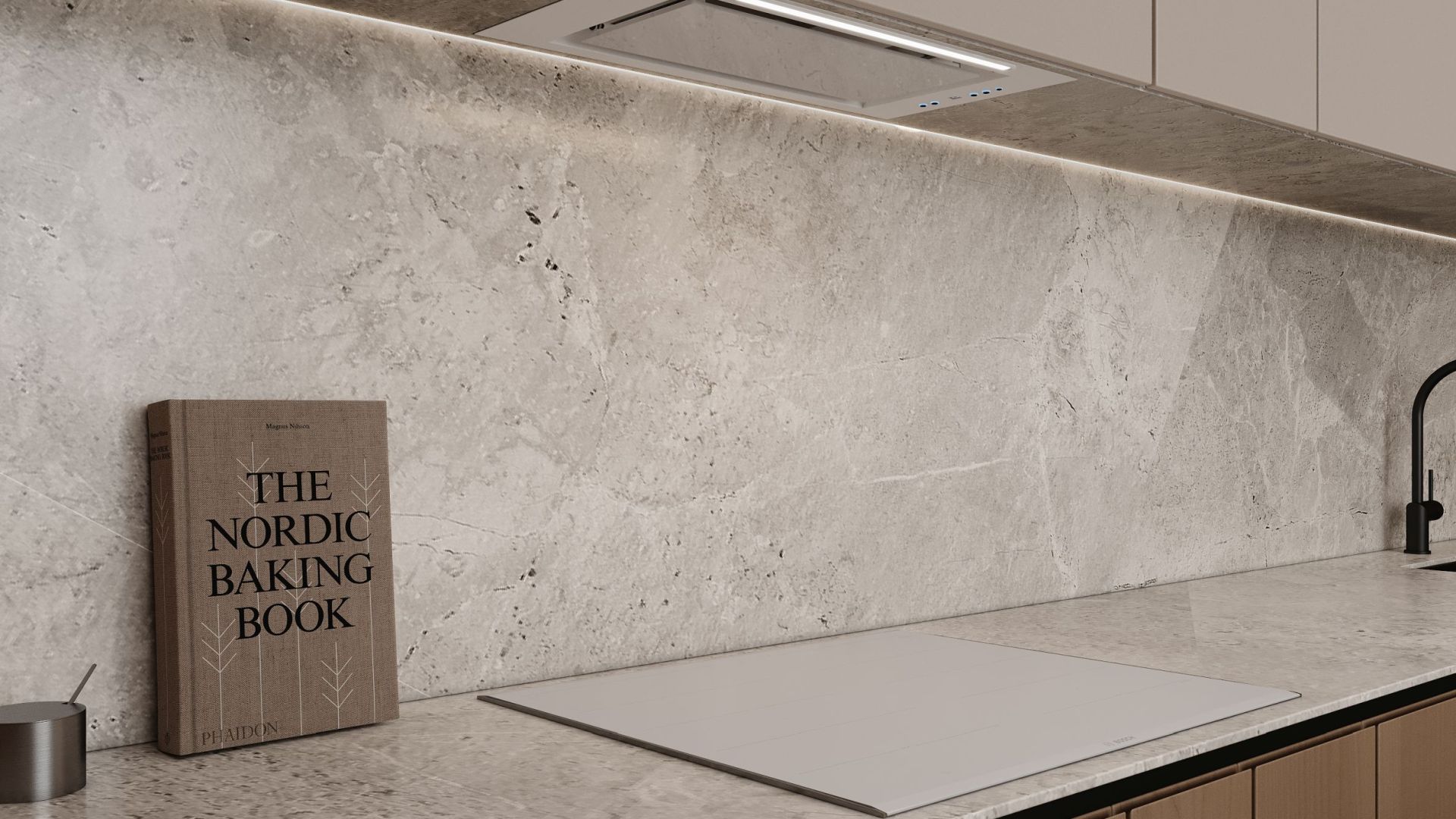 Okap podszafkowy Micra White Matt - Biały Matt - Wizualizacja 5