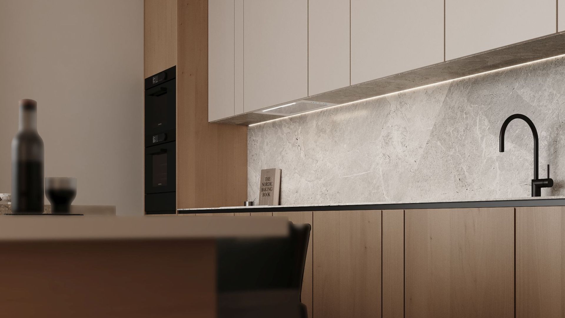 Okap podszafkowy Micra White Matt - Biały Matt - Wizualizacja 8