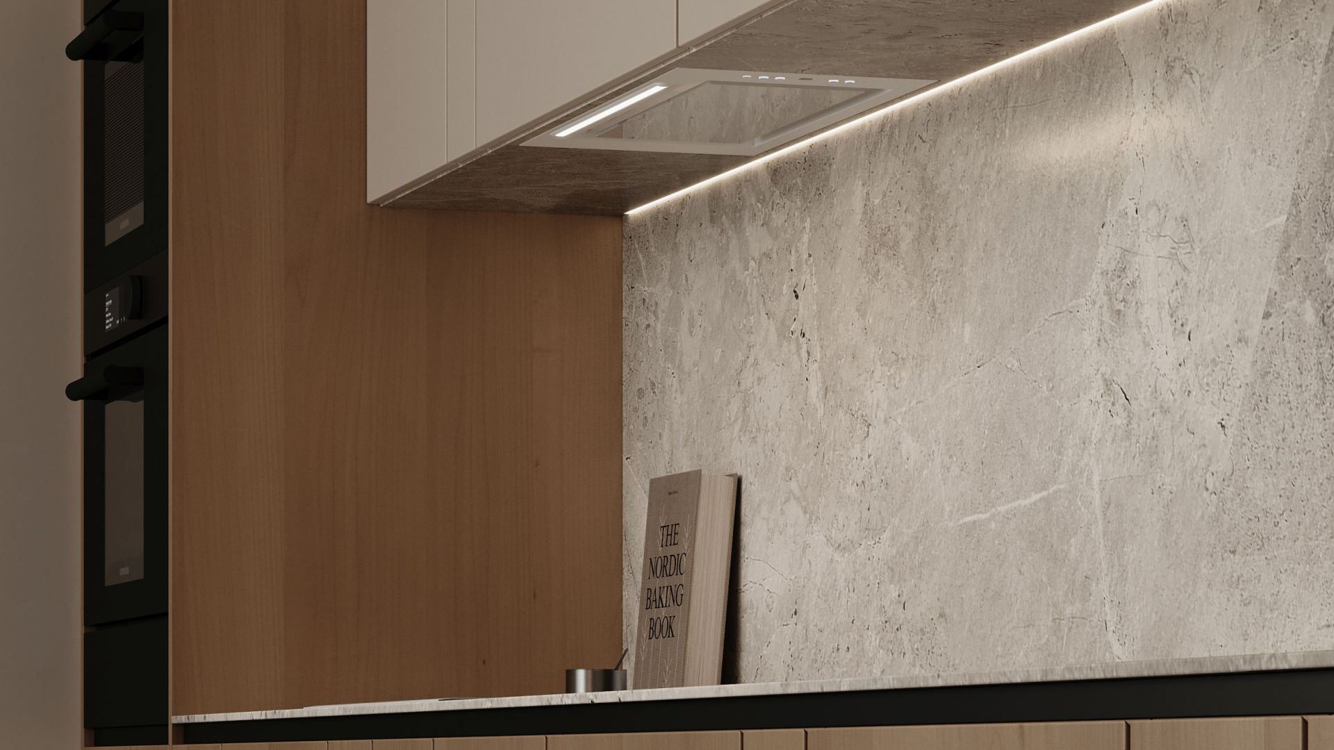 Okap podszafkowy Micra White Matt - Biały Matt - Wizualizacja 9