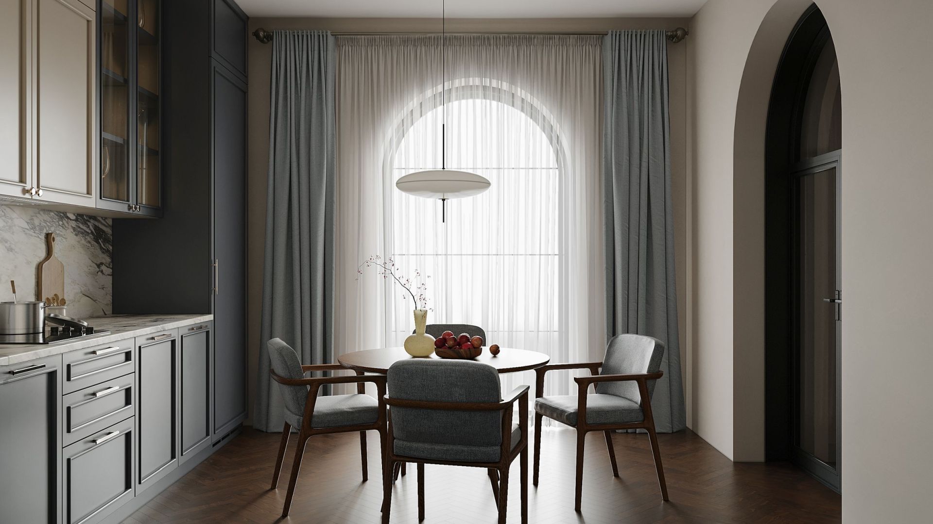 Okap podszafkowy Micra White Matt 120 cm - Biały Matt - Wizualizacja 9