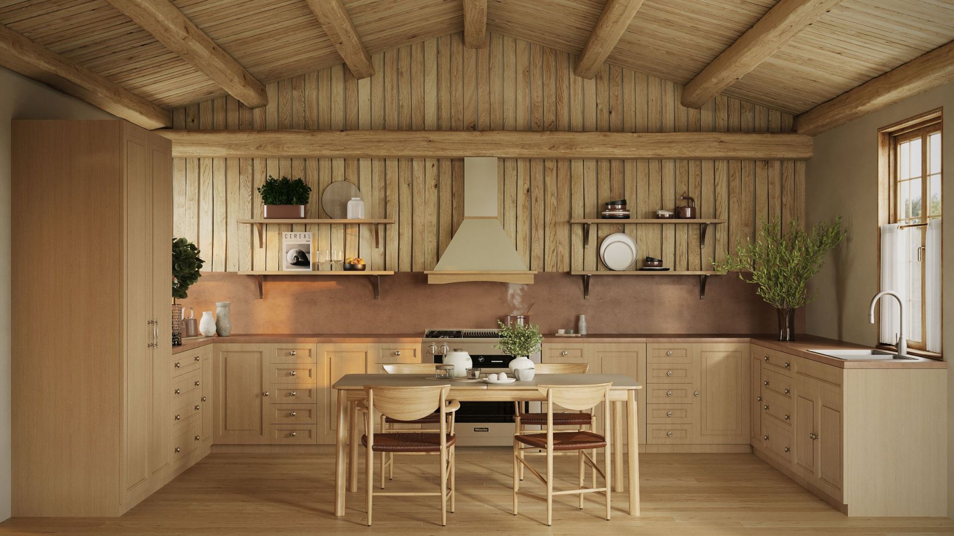 Okap rustykalny Rustic Ecru - Ecru - Wizualizacja 7