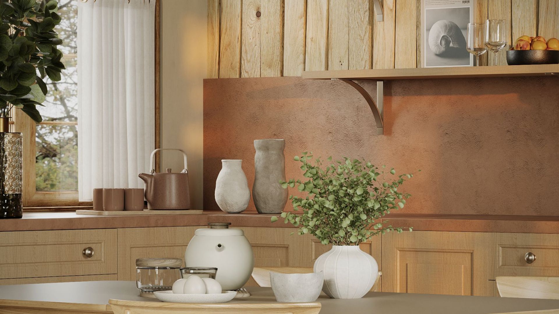 Okap rustykalny Rustic Ecru - Ecru - Wizualizacja 9