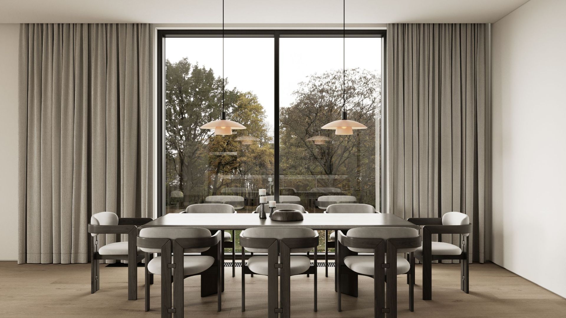 Okap wyspowy Tubo Antracyte - Antracytowy - Wizualizacja 9