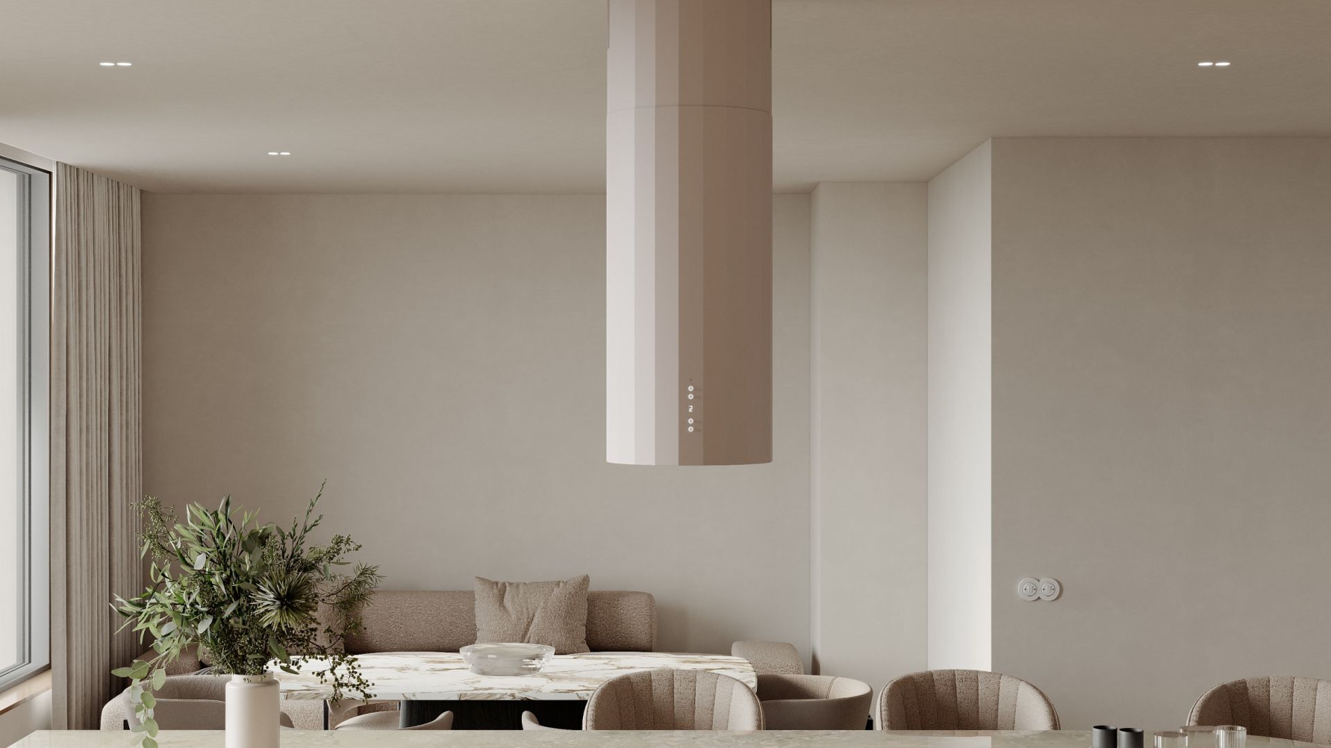 Okap wyspowy Viva Kashmir - Kashmir - Wizualizacja 2