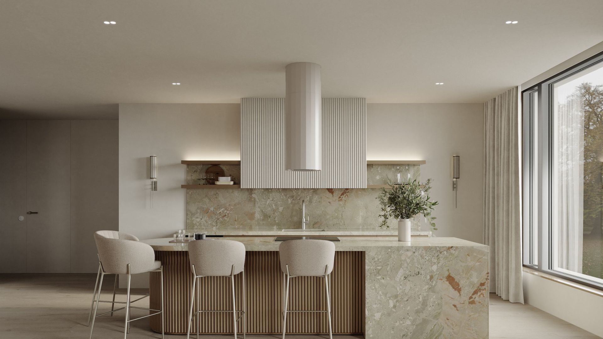 Okap wyspowy Viva Kashmir - Kashmir - Wizualizacja 4