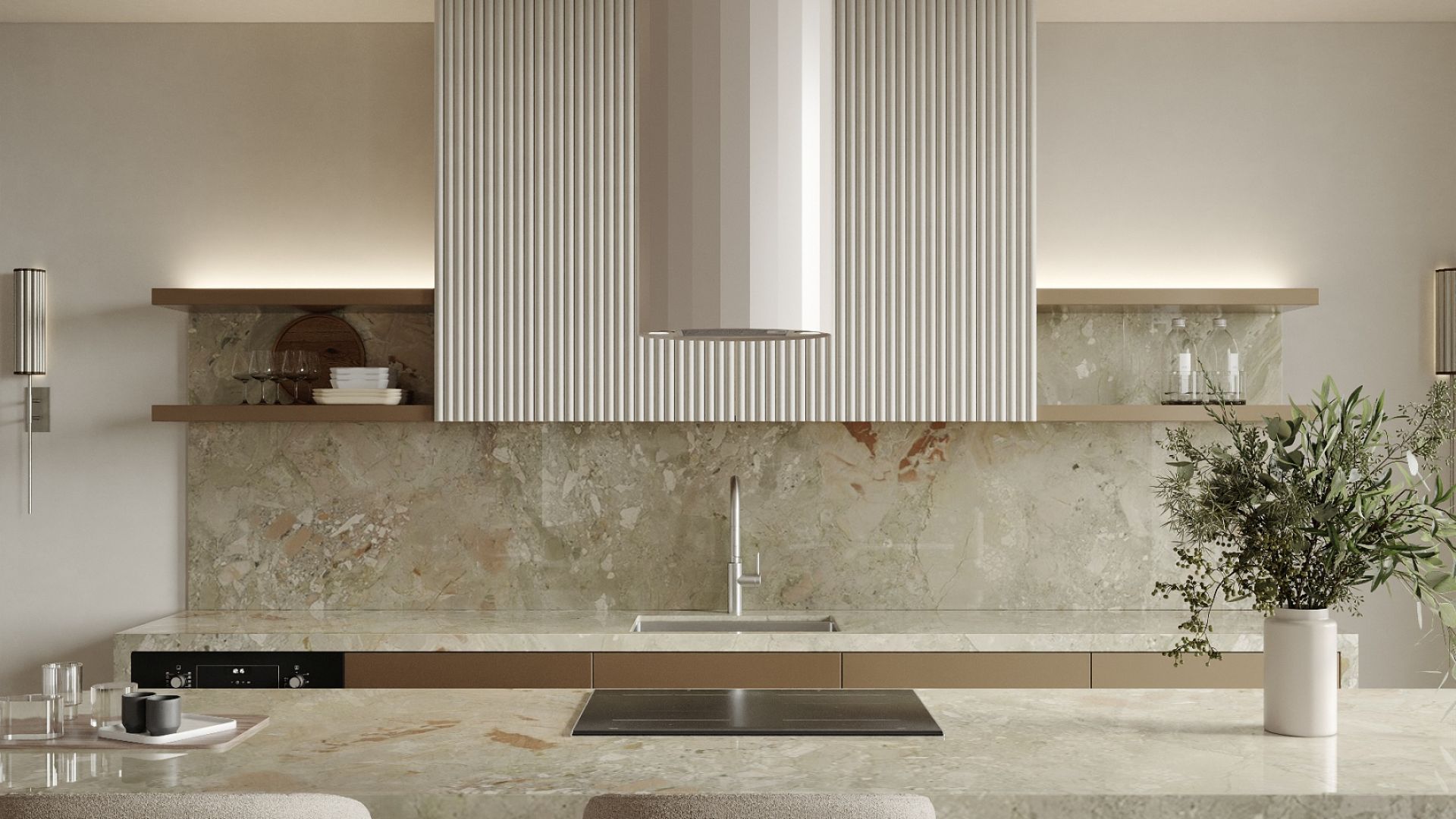 Okap wyspowy Viva Kashmir - Kashmir - Wizualizacja 5