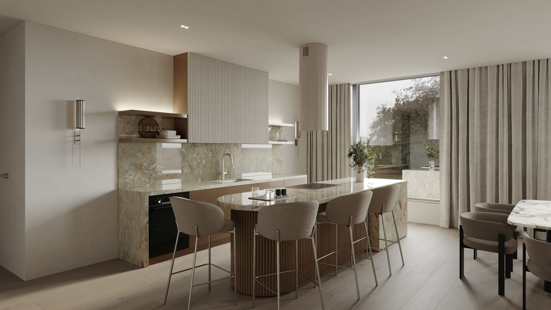 Okap wyspowy Viva Kashmir - Kashmir - Wizualizacja 6