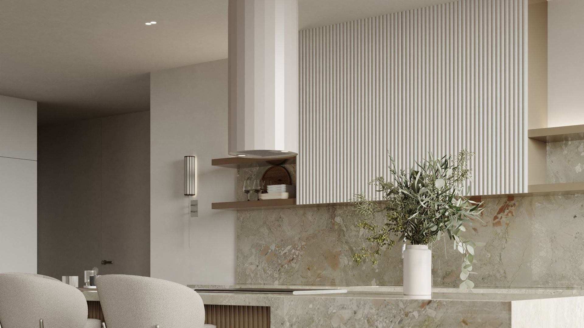 Okap wyspowy Viva Kashmir - Kashmir - Wizualizacja 7