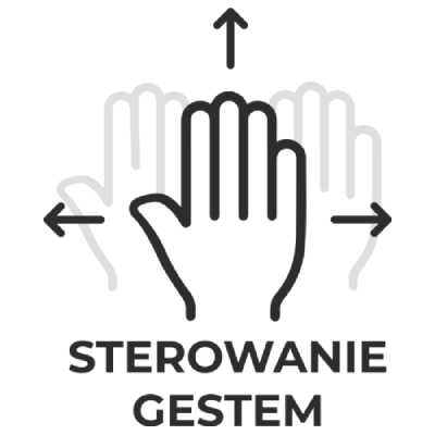 Sterowanie: Pilot + Gestami
